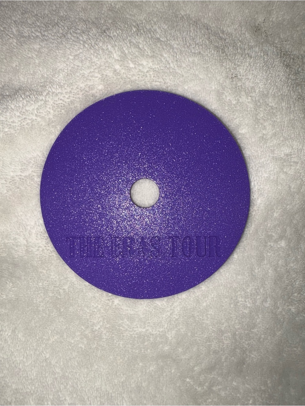 Purple Eras Tour Lid with Center Hole